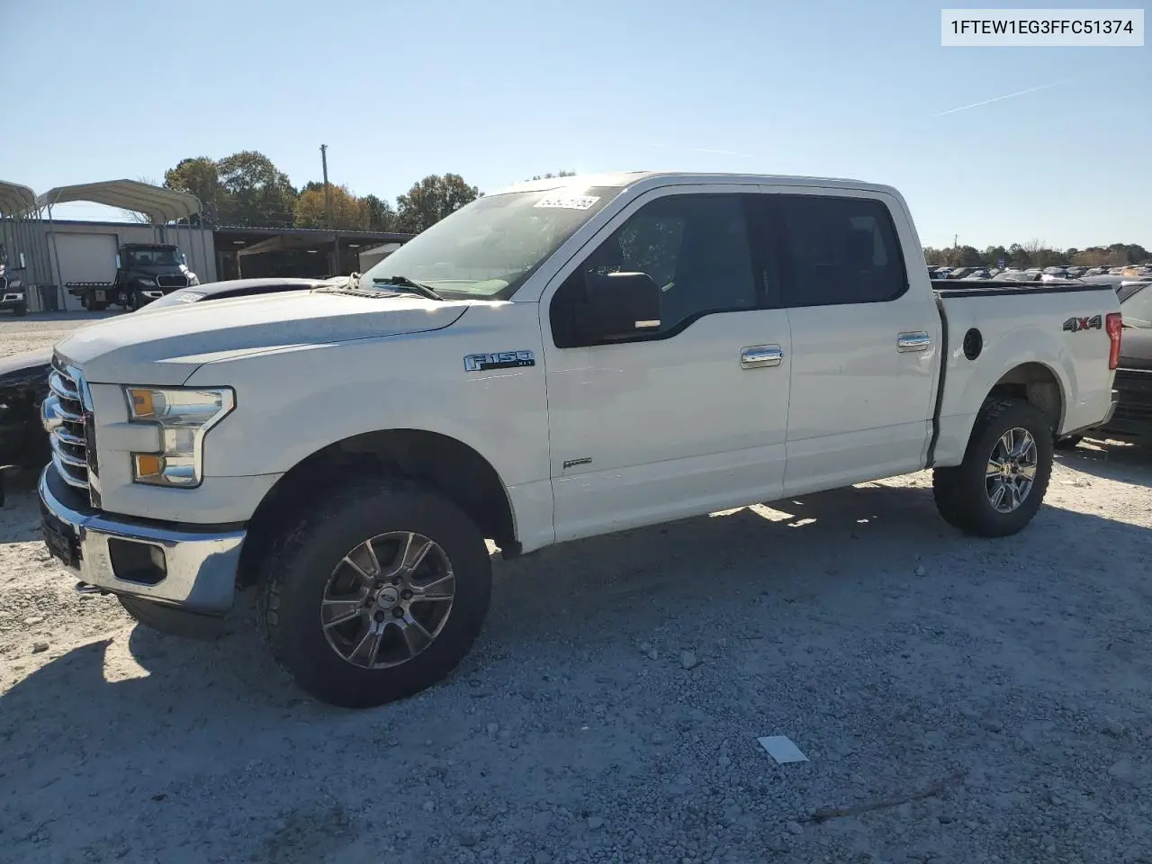 1FTEW1EG3FFC51374 2015 Ford F150 Supercrew