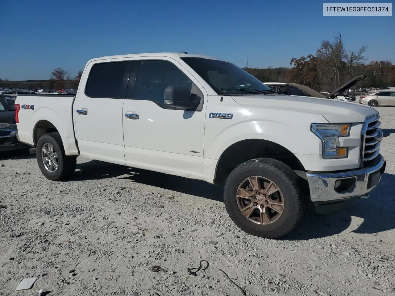 1FTEW1EG3FFC51374 2015 Ford F150 Supercrew