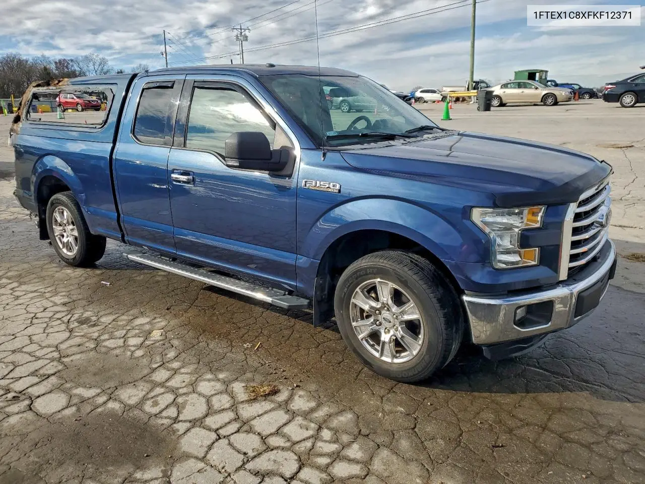 1FTEX1C8XFKF12371 2015 Ford F150 Super Cab