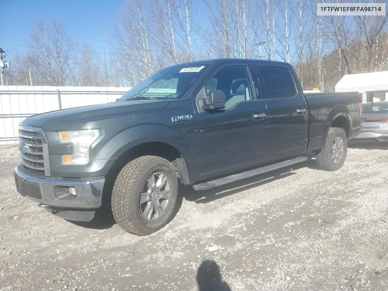 1FTFW1EF8FFA98714 2015 Ford F150 Supercrew