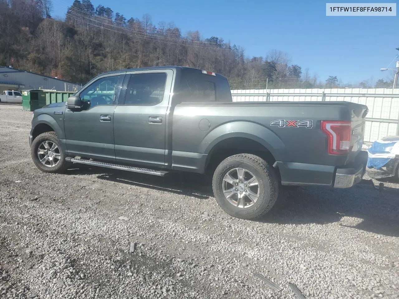 1FTFW1EF8FFA98714 2015 Ford F150 Supercrew