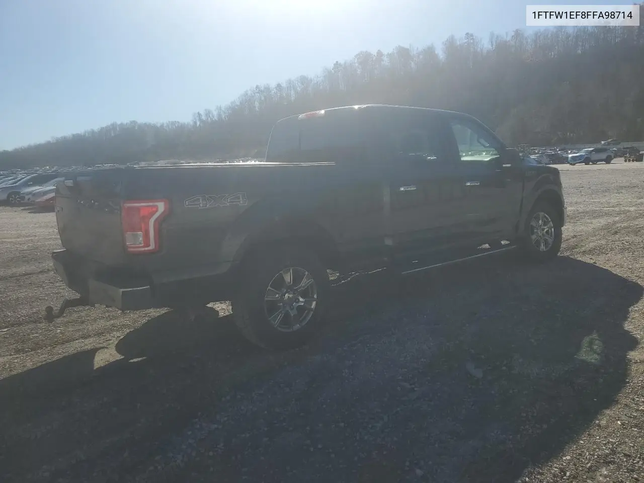 1FTFW1EF8FFA98714 2015 Ford F150 Supercrew