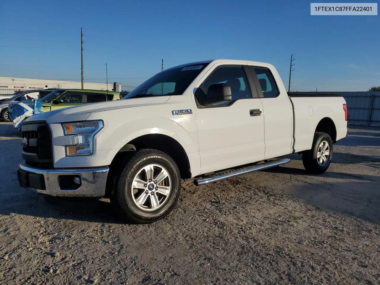 1FTEX1C87FFA22401 2015 Ford F150 Super Cab