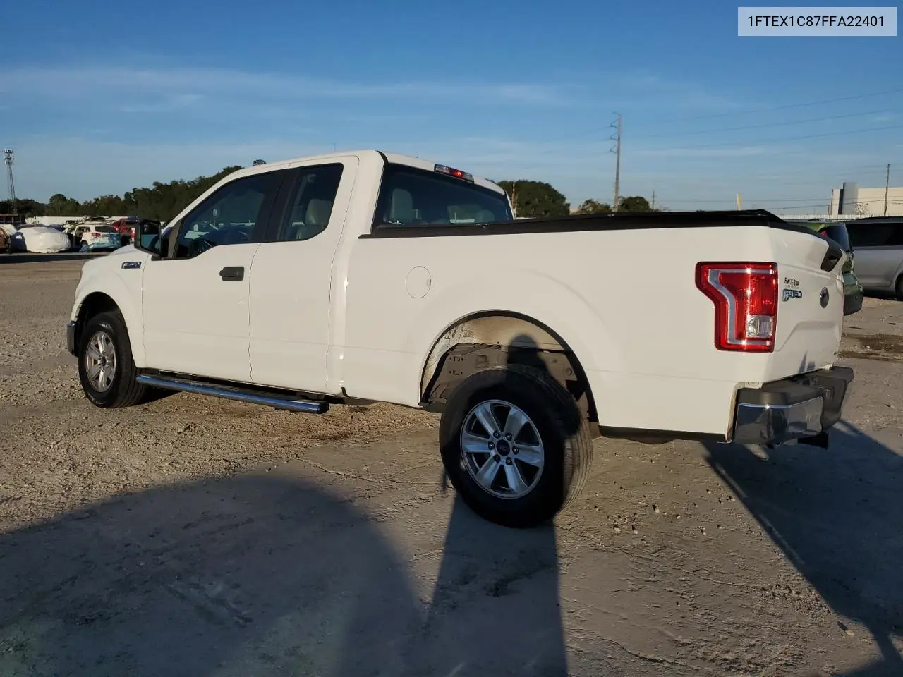 1FTEX1C87FFA22401 2015 Ford F150 Super Cab