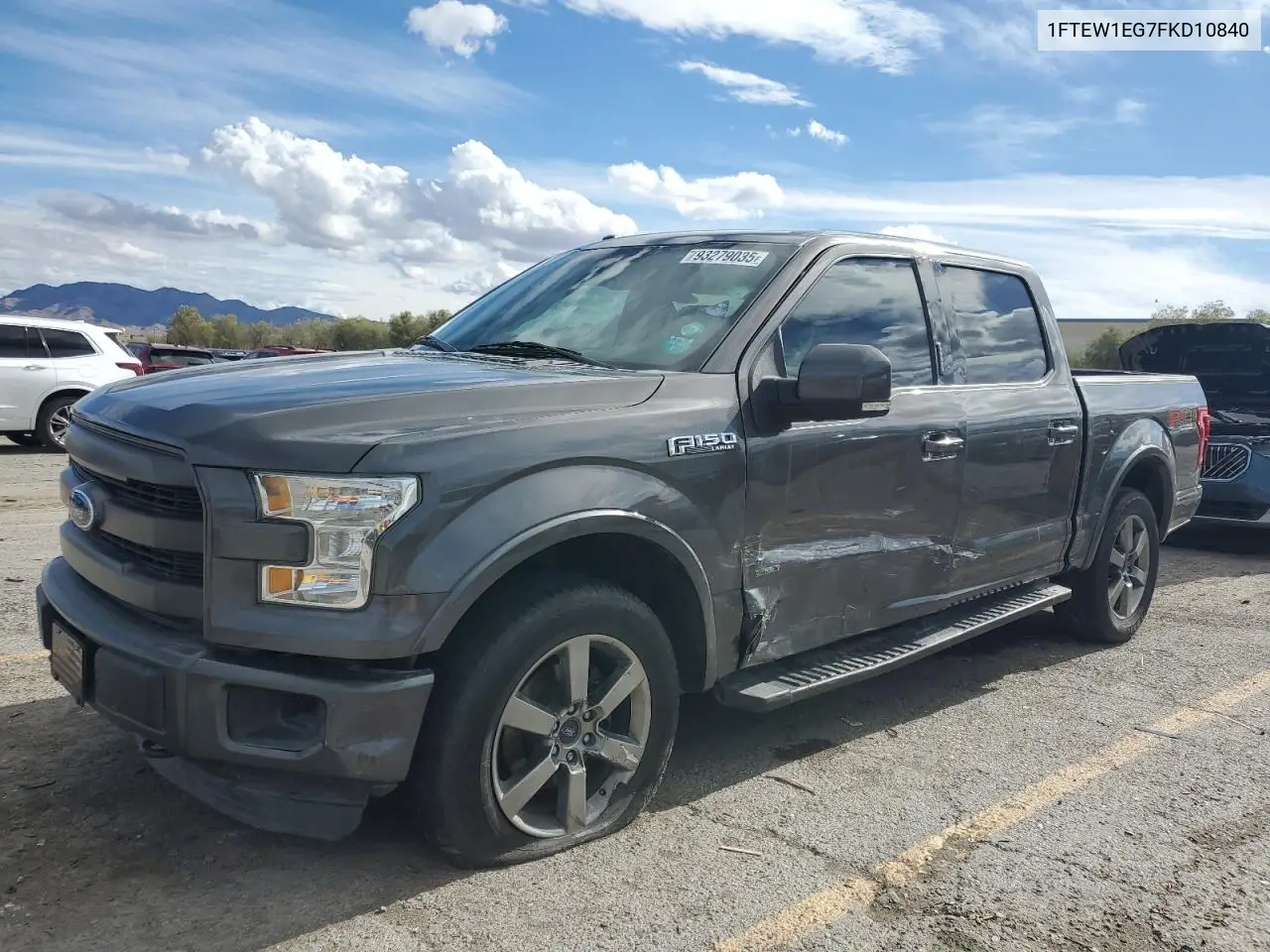 1FTEW1EG7FKD10840 2015 Ford F150 Supercrew