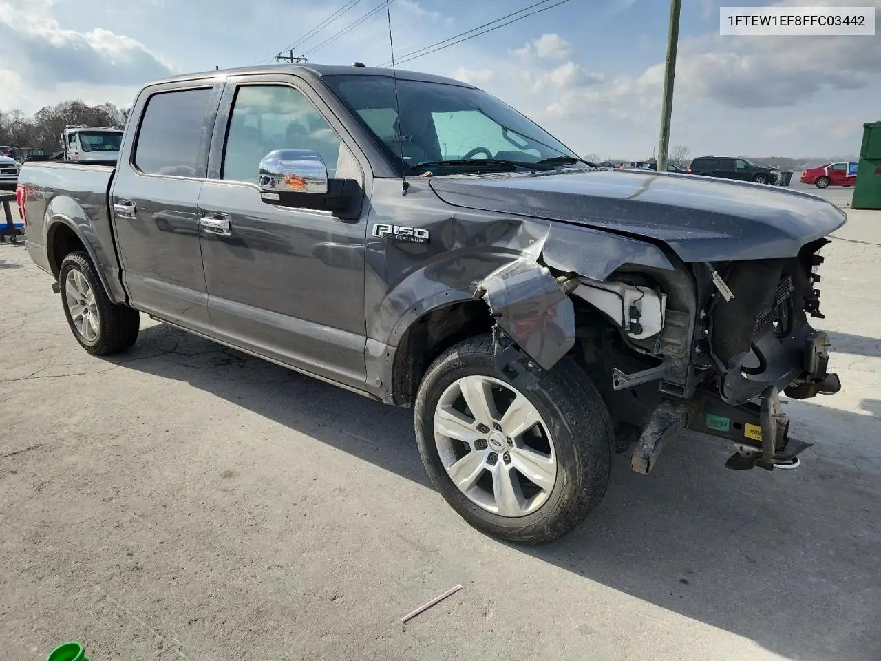 1FTEW1EF8FFC03442 2015 Ford F150 Supercrew