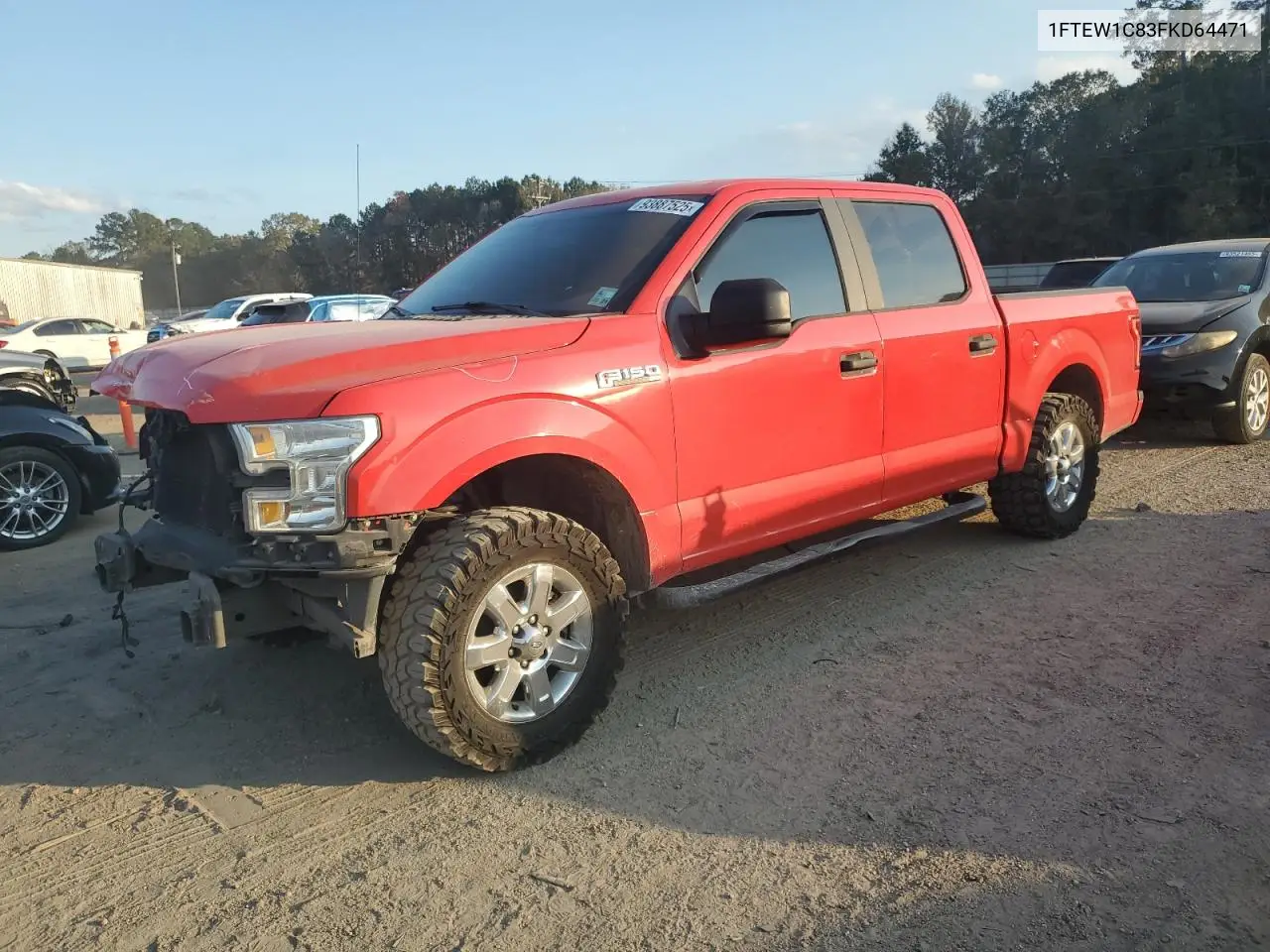 1FTEW1C83FKD64471 2015 Ford F150 Supercrew
