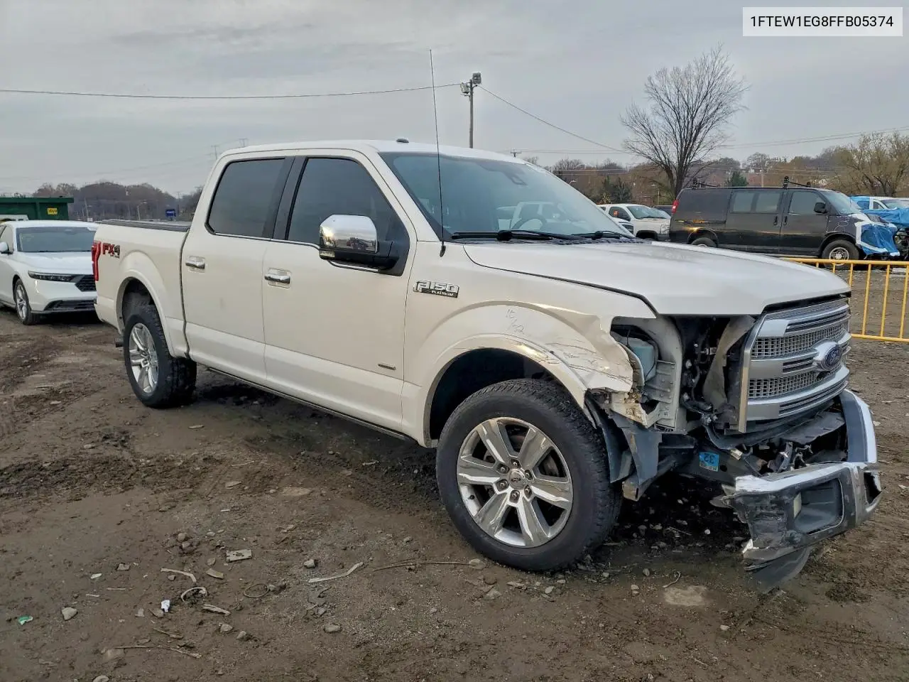 1FTEW1EG8FFB05374 2015 Ford F150 Supercrew