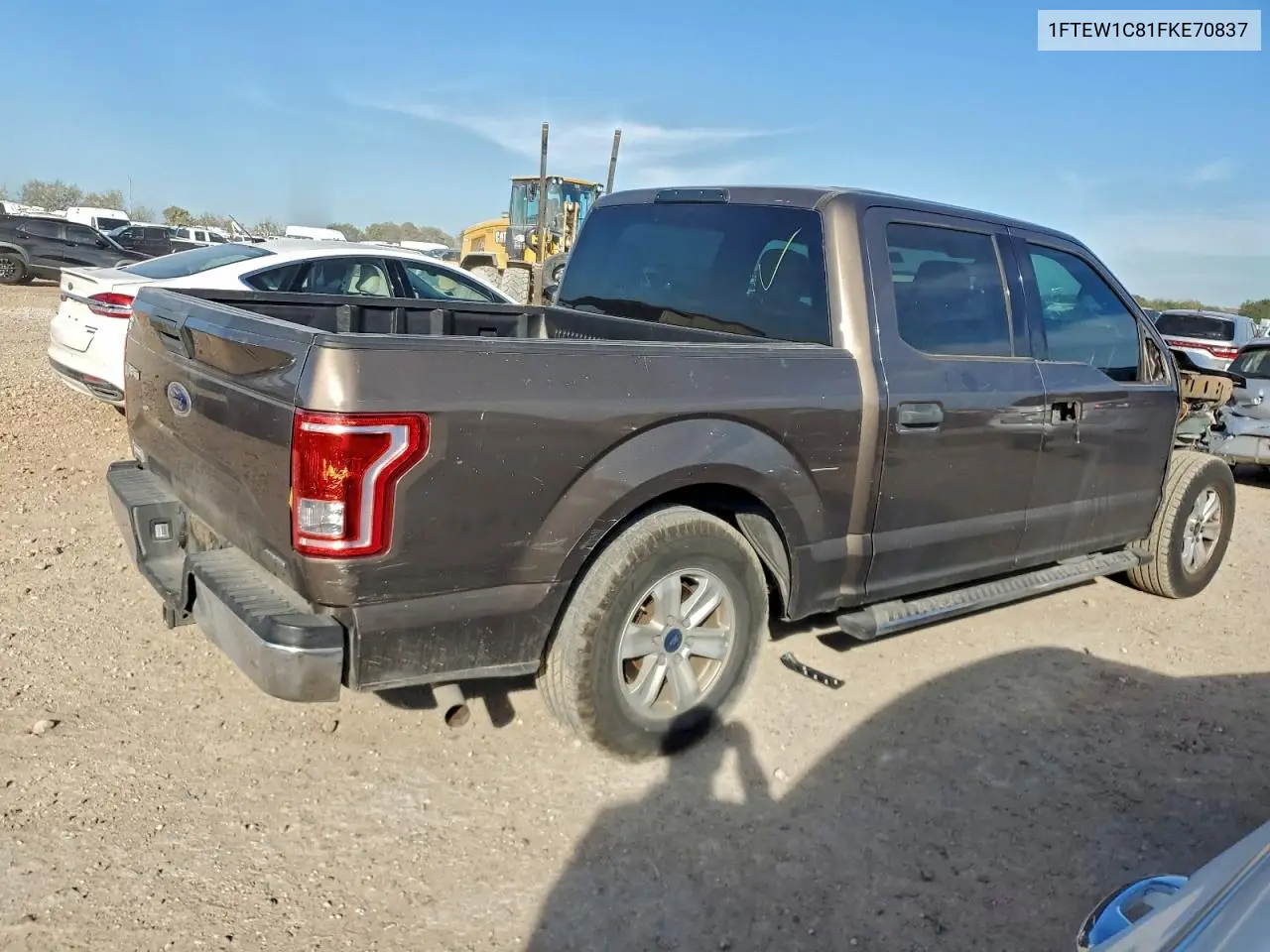 1FTEW1C81FKE70837 2015 Ford F150 Supercrew