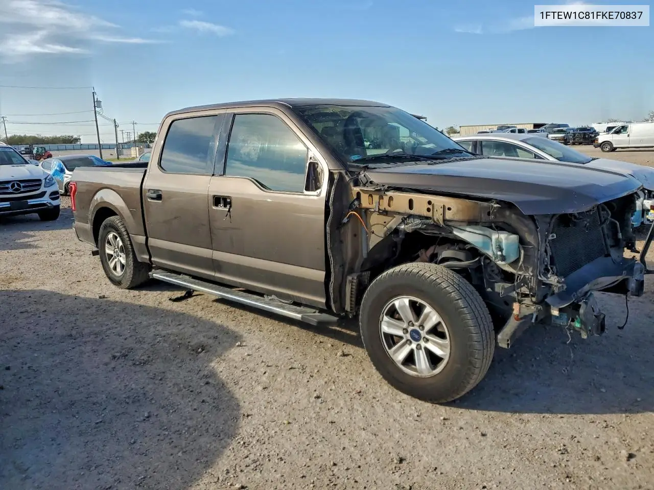 1FTEW1C81FKE70837 2015 Ford F150 Supercrew