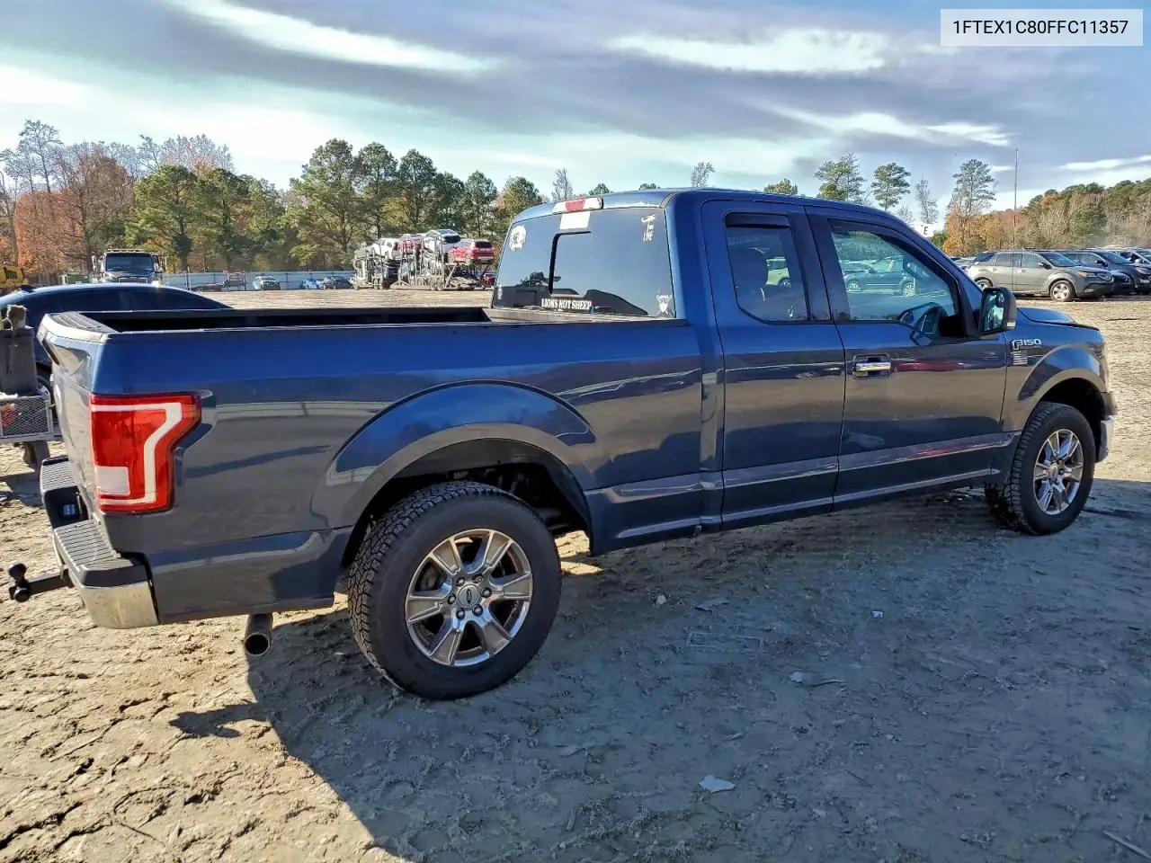 1FTEX1C80FFC11357 2015 Ford F150 Super Cab