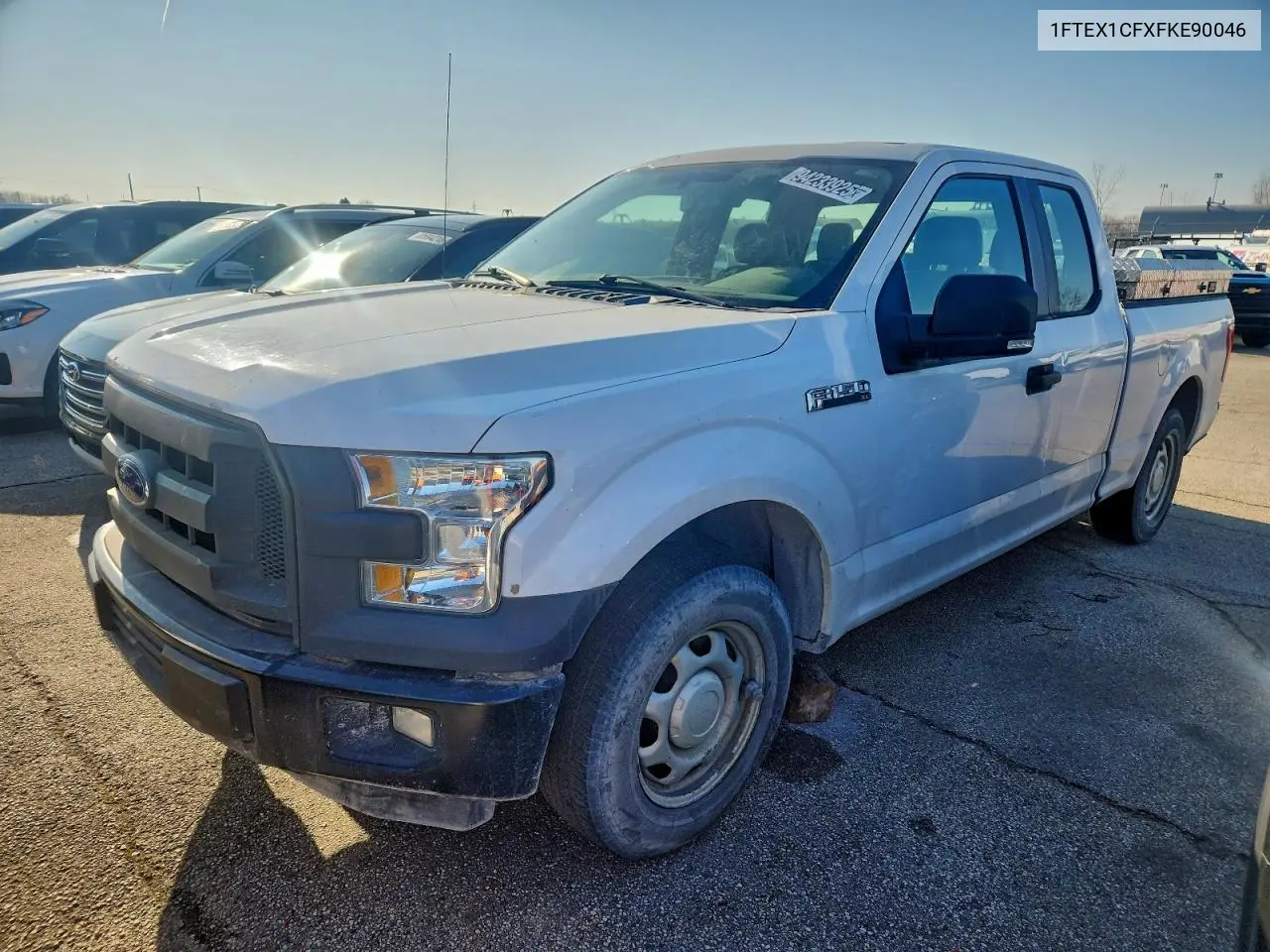 1FTEX1CFXFKE90046 2015 Ford F150 Super Cab