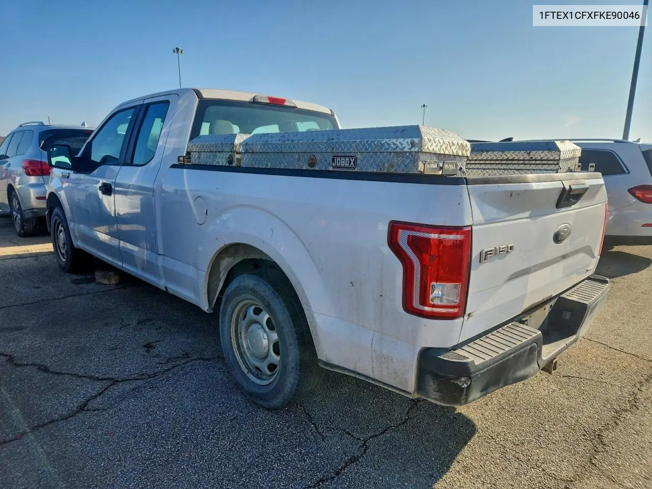 1FTEX1CFXFKE90046 2015 Ford F150 Super Cab