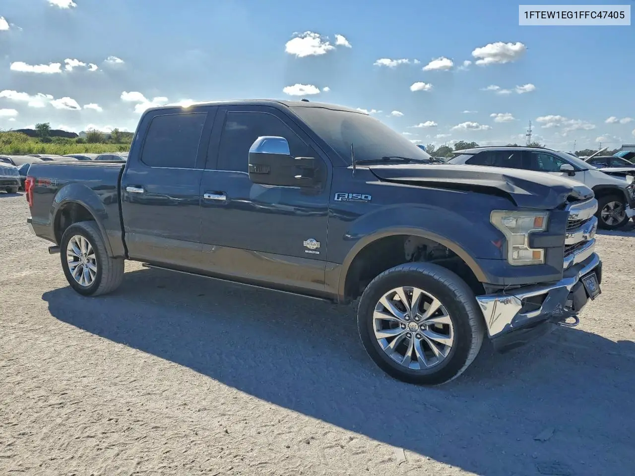 1FTEW1EG1FFC47405 2015 Ford F150 Supercrew