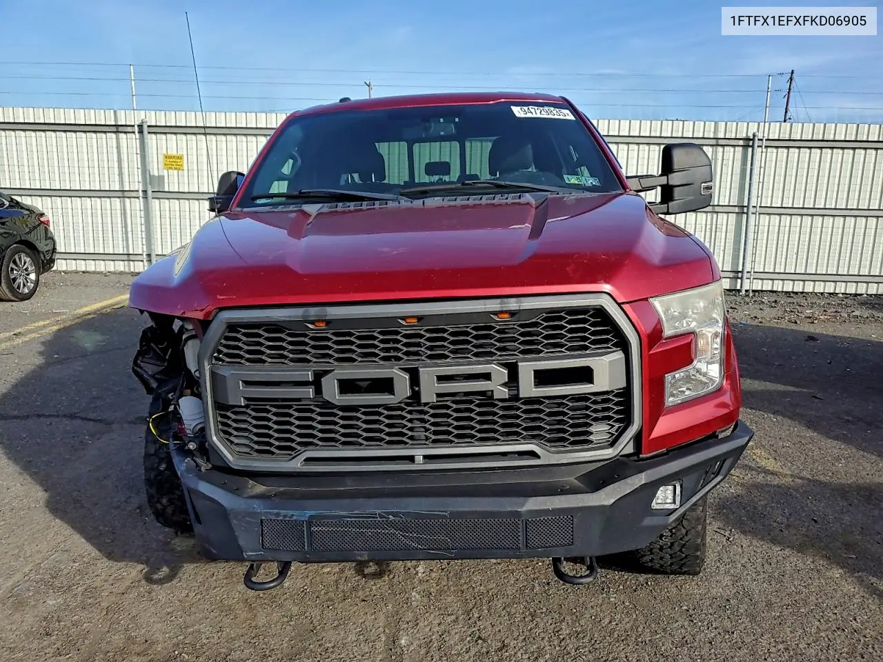1FTFX1EFXFKD06905 2015 Ford F150 Super Cab