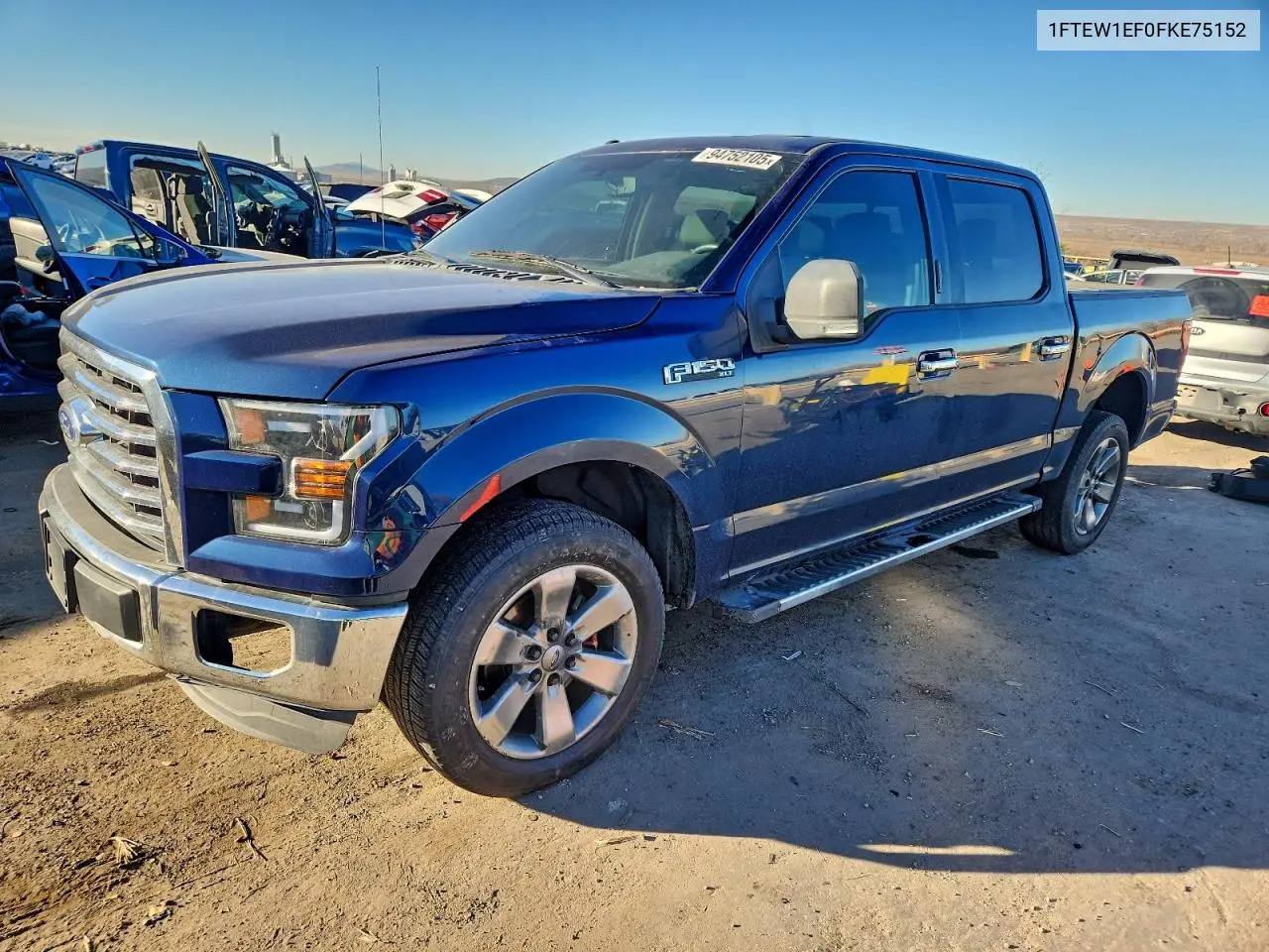 1FTEW1EF0FKE75152 2015 Ford F150 Supercrew