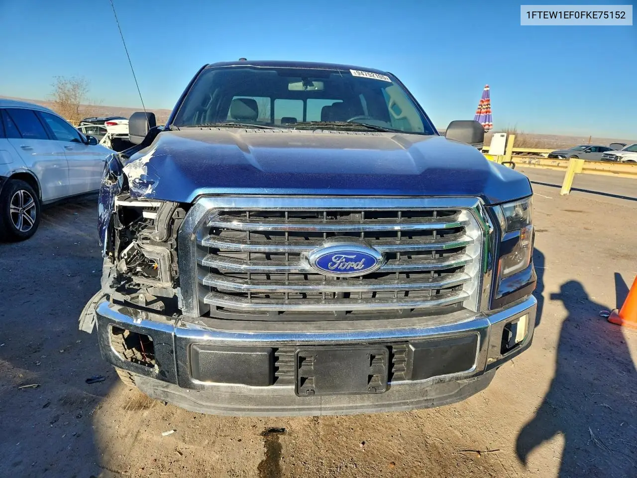 1FTEW1EF0FKE75152 2015 Ford F150 Supercrew