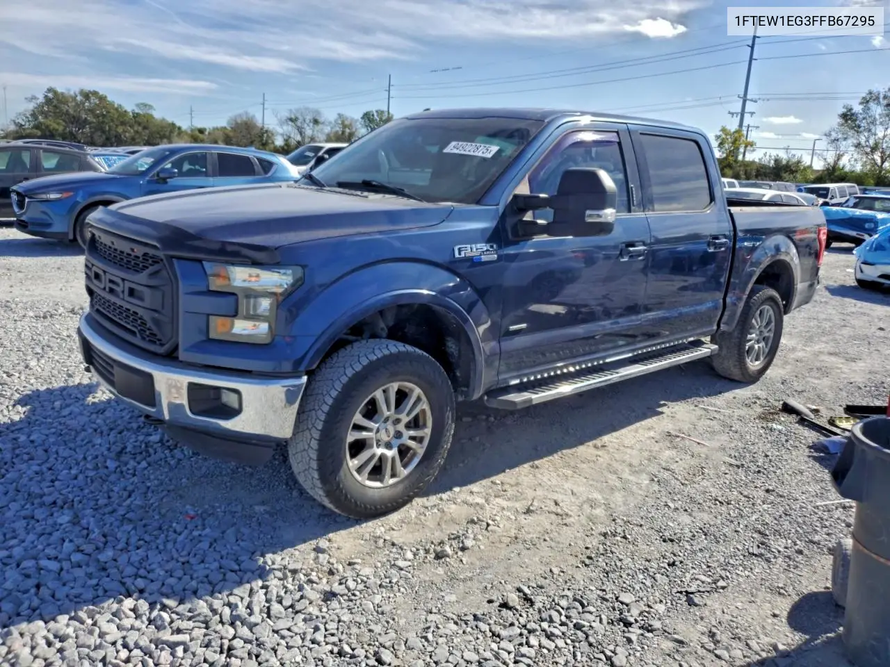 1FTEW1EG3FFB67295 2015 Ford F150 Supercrew