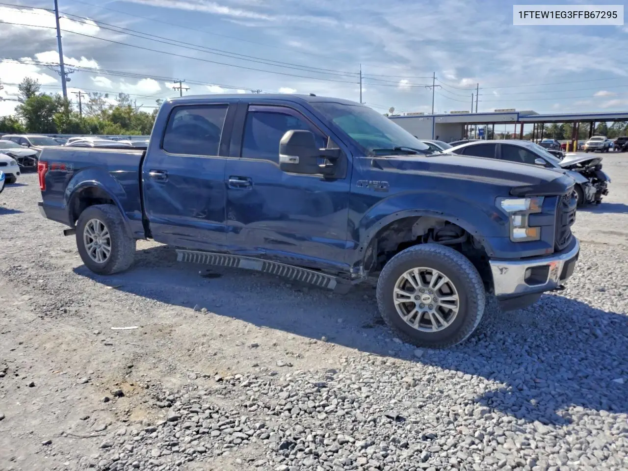 1FTEW1EG3FFB67295 2015 Ford F150 Supercrew