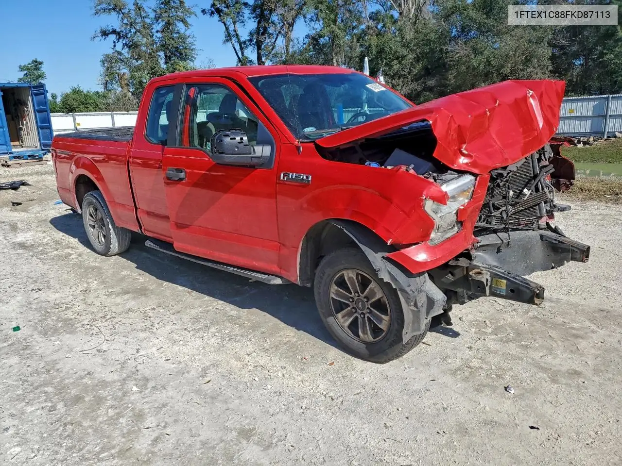 1FTEX1C88FKD87113 2015 Ford F150 Super Cab