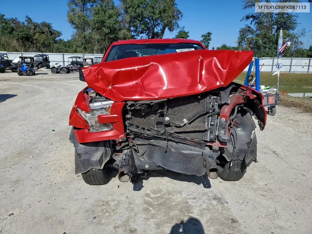 1FTEX1C88FKD87113 2015 Ford F150 Super Cab