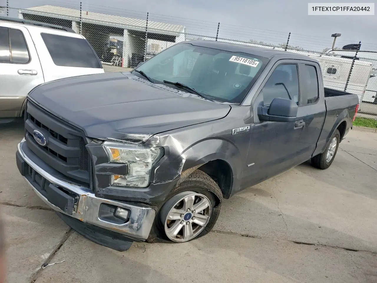 1FTEX1CP1FFA20442 2015 Ford F150 Super Cab