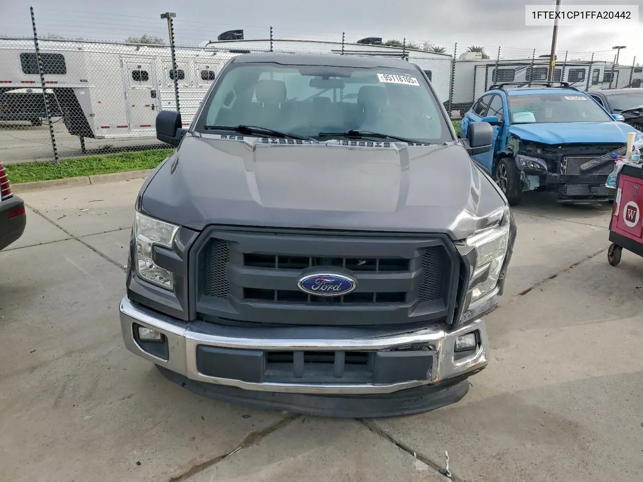 1FTEX1CP1FFA20442 2015 Ford F150 Super Cab