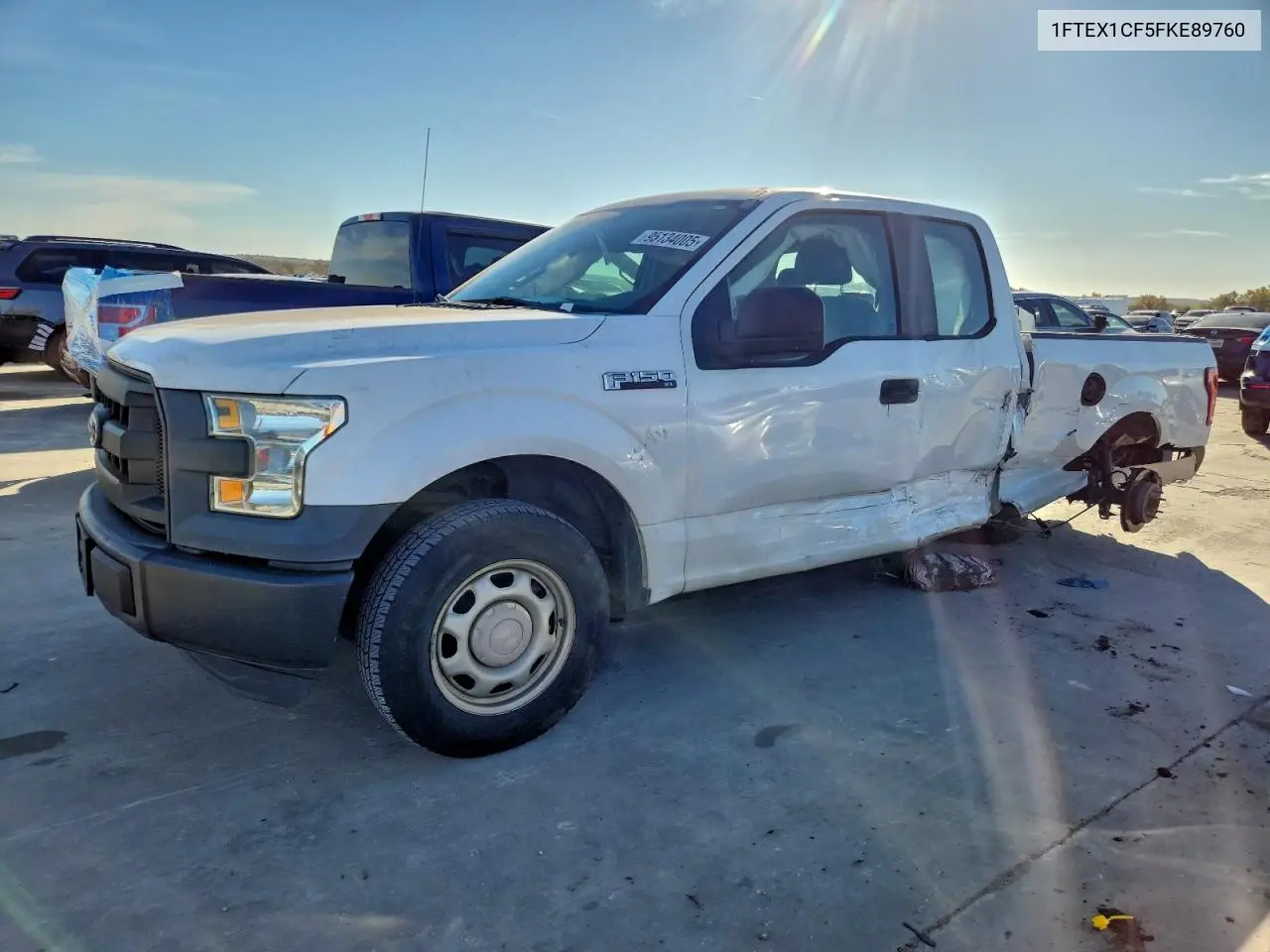 1FTEX1CF5FKE89760 2015 Ford F150 Super Cab