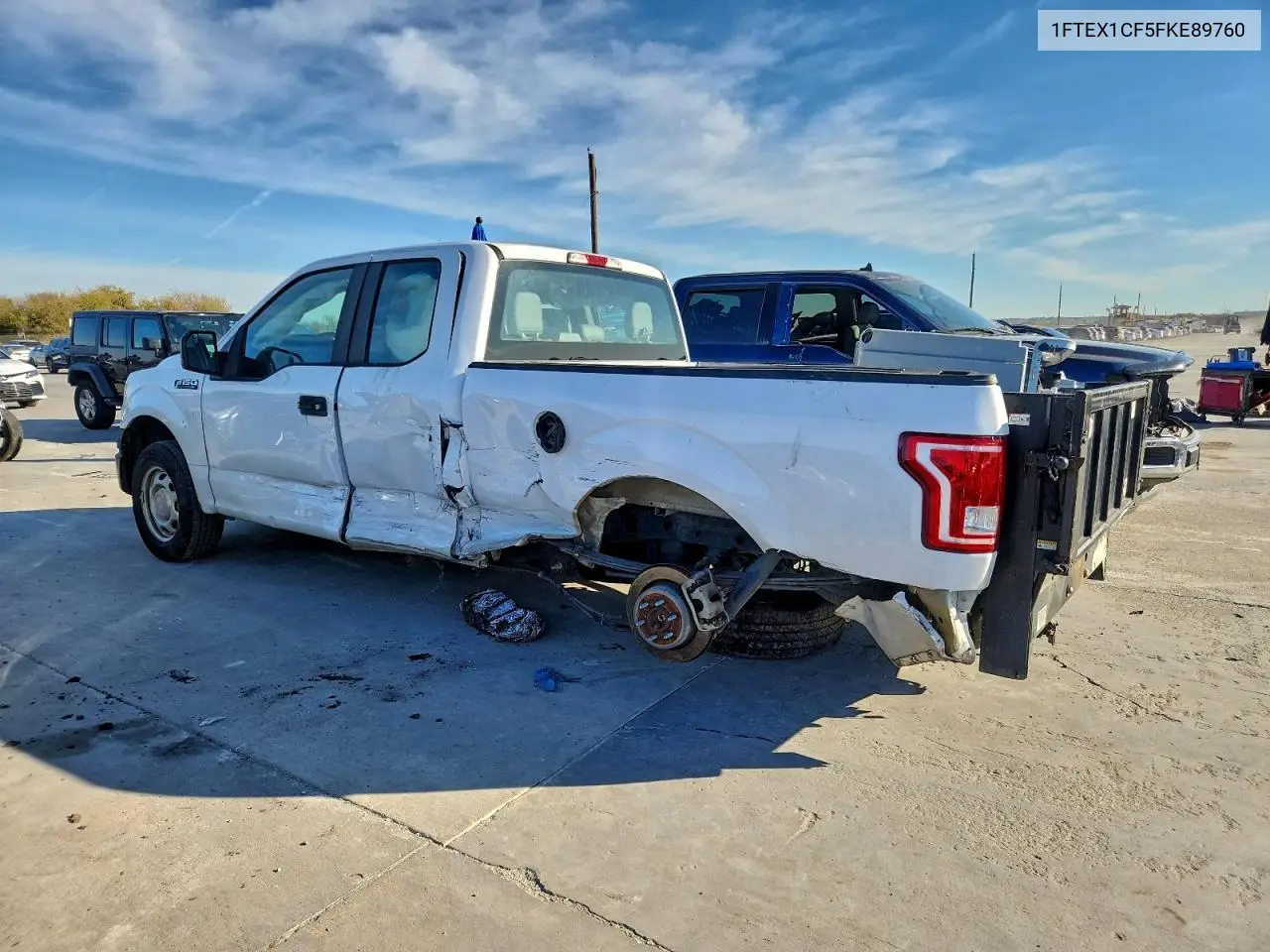 1FTEX1CF5FKE89760 2015 Ford F150 Super Cab