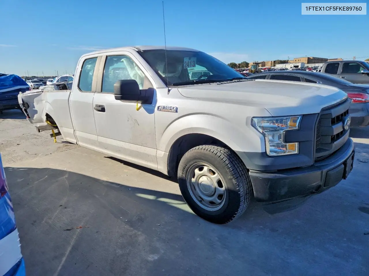 1FTEX1CF5FKE89760 2015 Ford F150 Super Cab