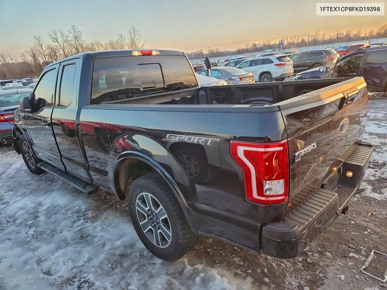 1FTEX1CP8FKD19398 2015 Ford F150 Super Cab