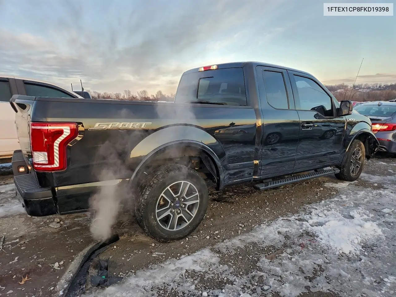 1FTEX1CP8FKD19398 2015 Ford F150 Super Cab