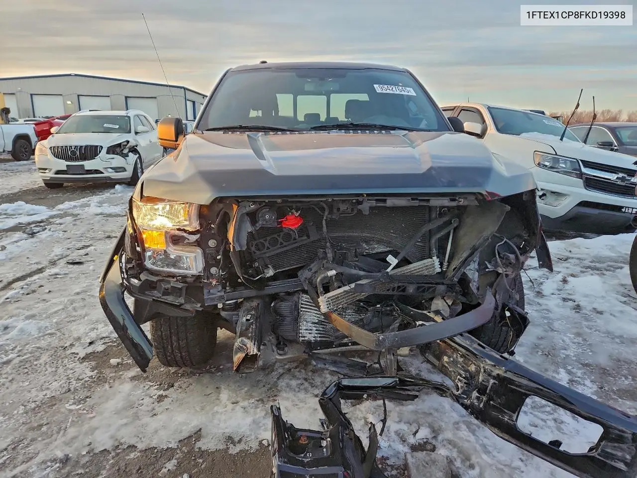 1FTEX1CP8FKD19398 2015 Ford F150 Super Cab
