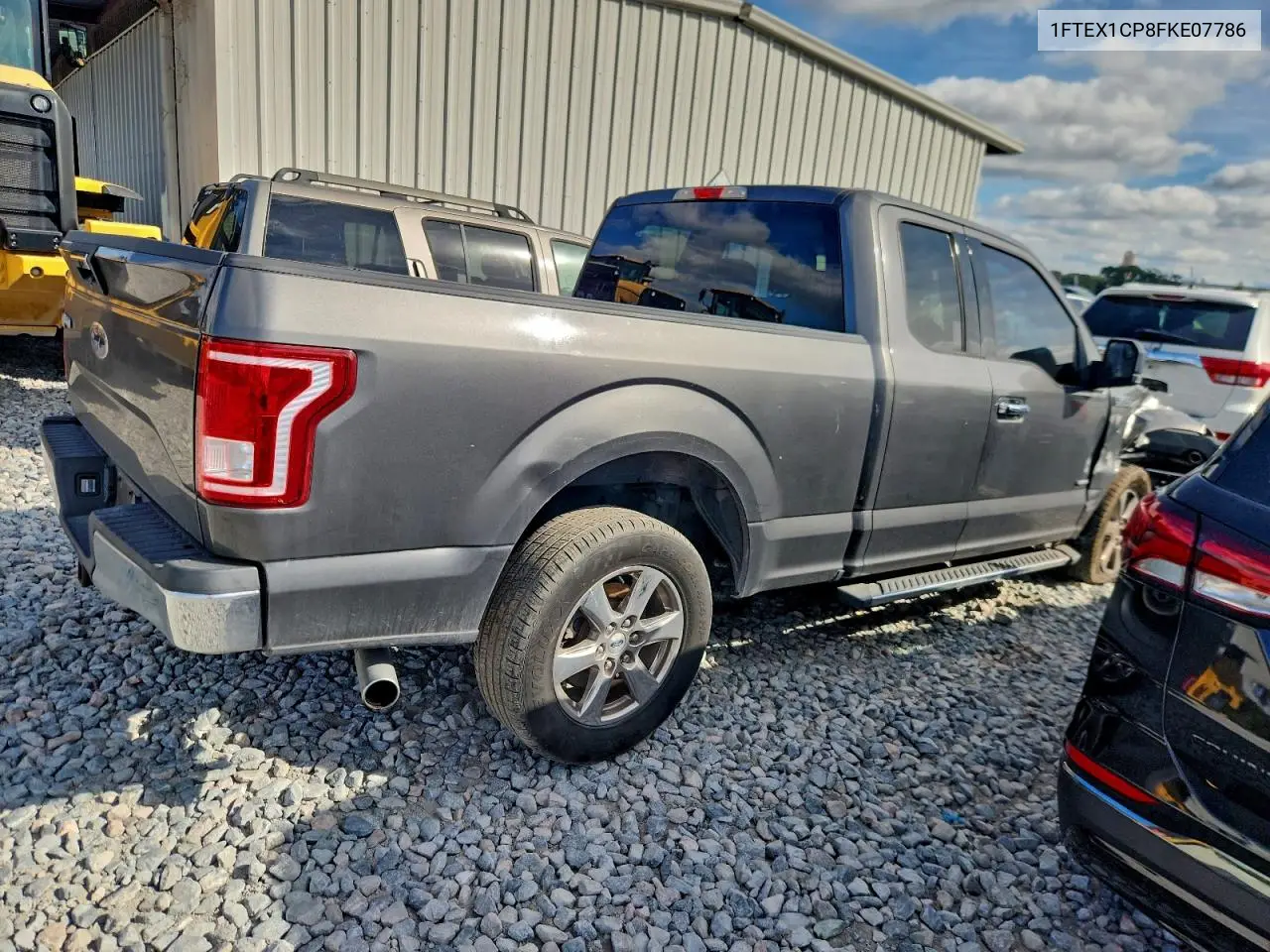 1FTEX1CP8FKE07786 2015 Ford F150 Super Cab