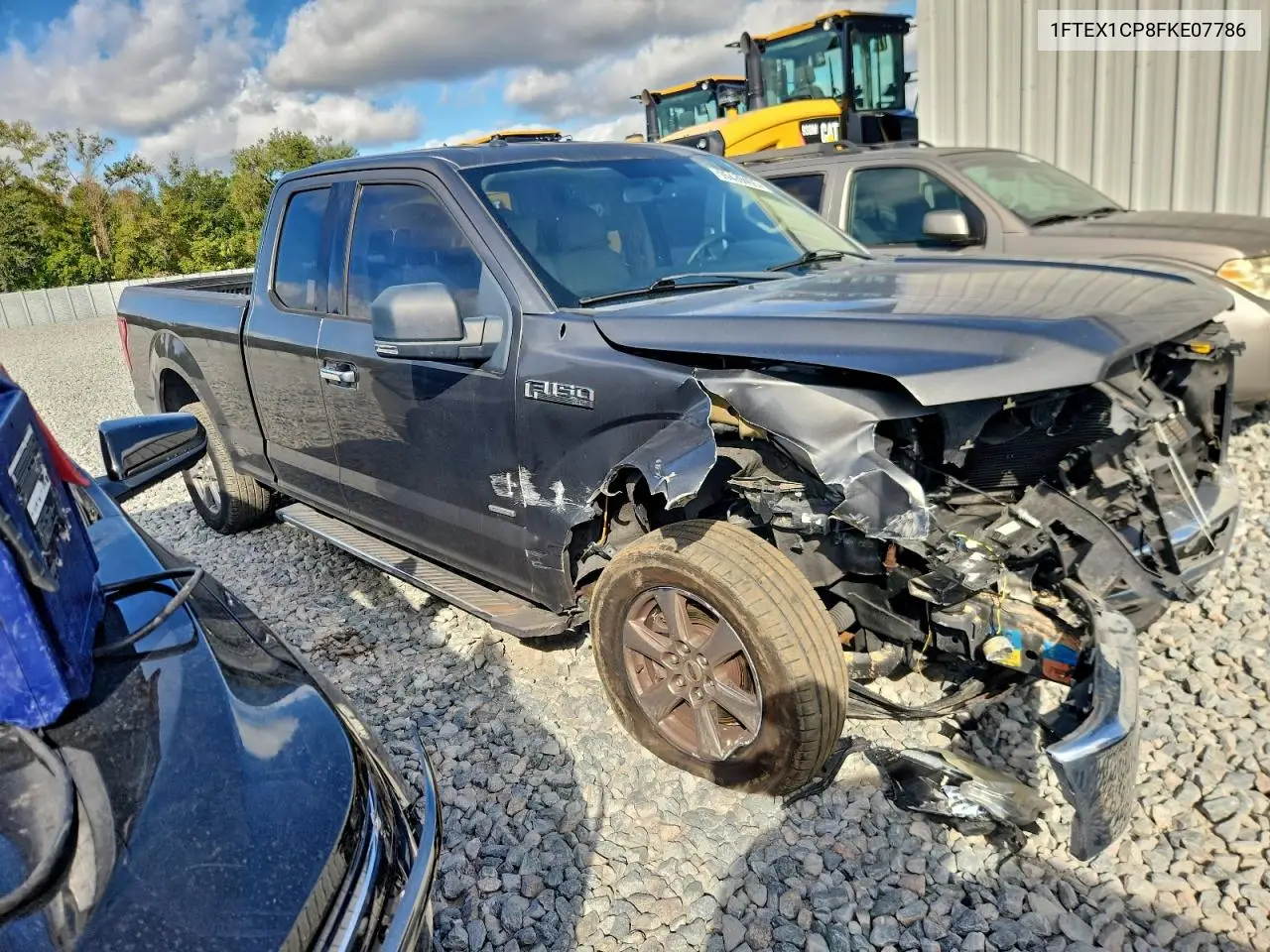 1FTEX1CP8FKE07786 2015 Ford F150 Super Cab
