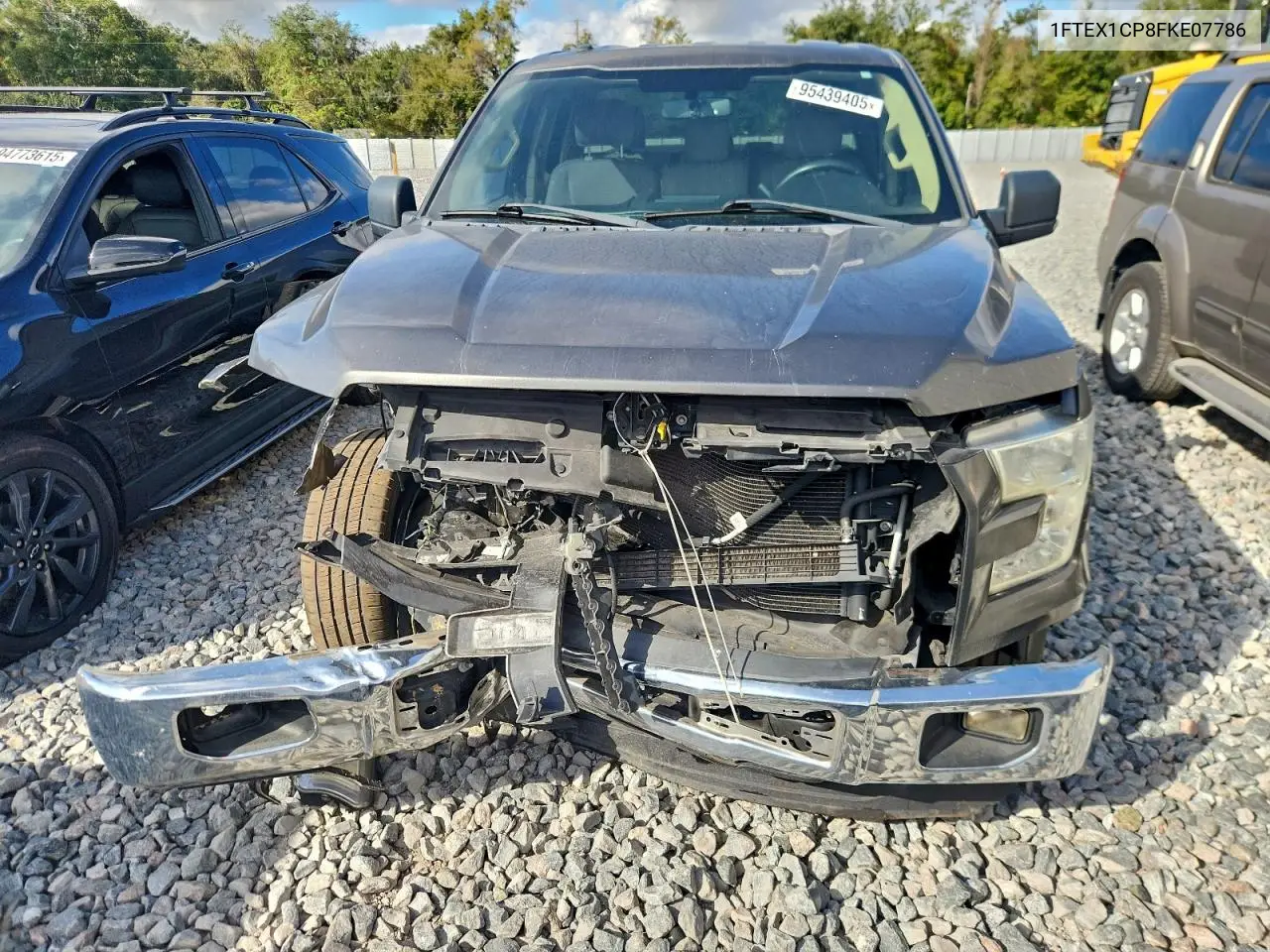 1FTEX1CP8FKE07786 2015 Ford F150 Super Cab