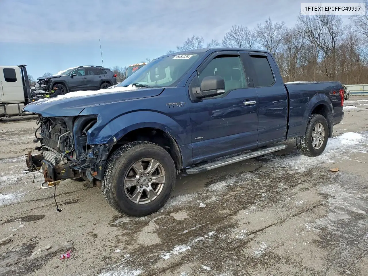 1FTEX1EP0FFC49997 2015 Ford F150 Super Cab