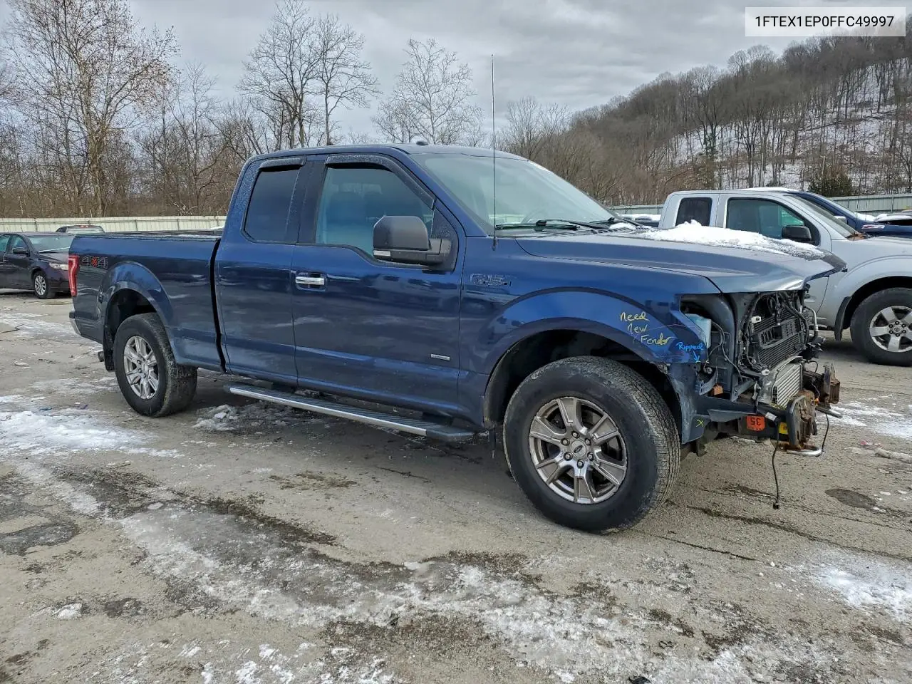 1FTEX1EP0FFC49997 2015 Ford F150 Super Cab