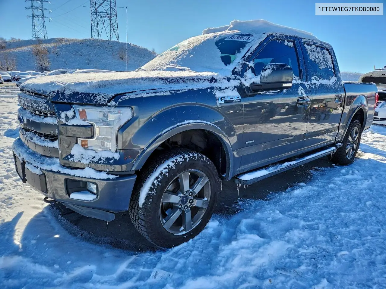 1FTEW1EG7FKD80080 2015 Ford F150 Supercrew