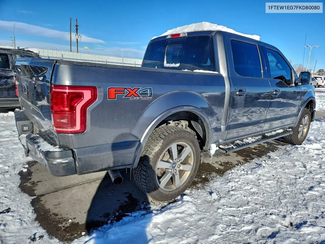 1FTEW1EG7FKD80080 2015 Ford F150 Supercrew