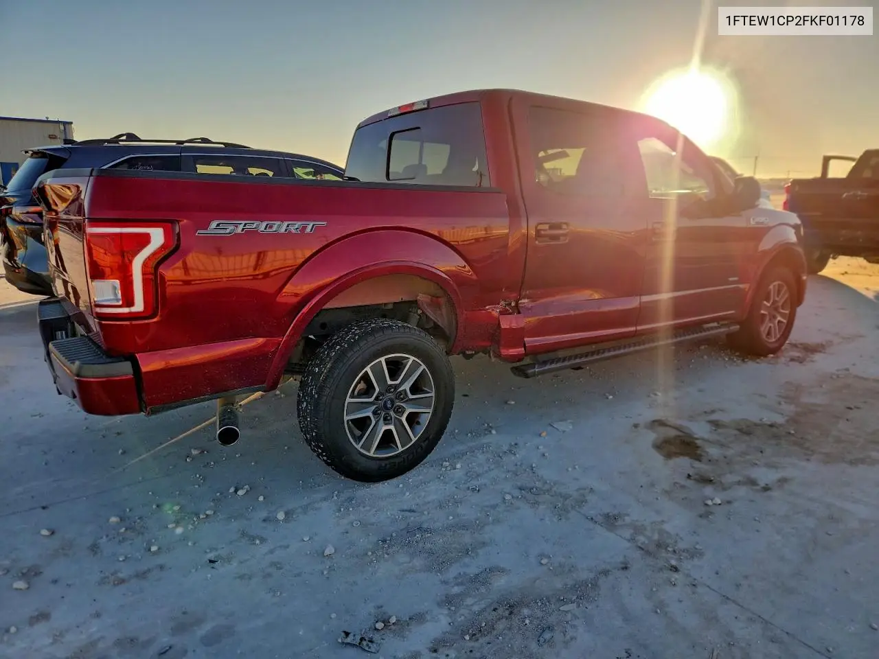 1FTEW1CP2FKF01178 2015 Ford F150 Supercrew