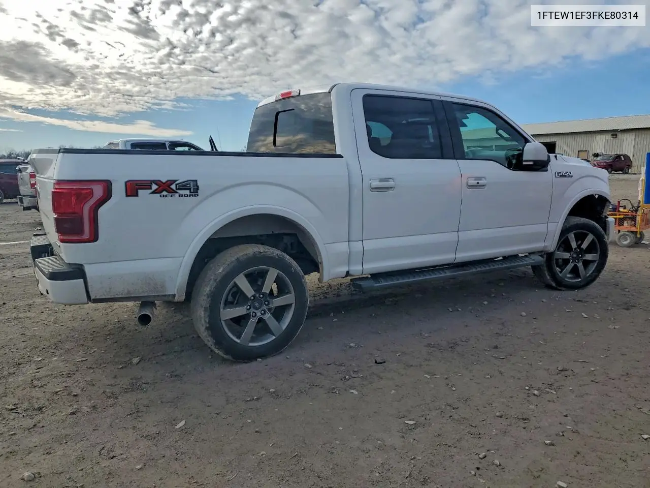 1FTEW1EF3FKE80314 2015 Ford F150 Supercrew