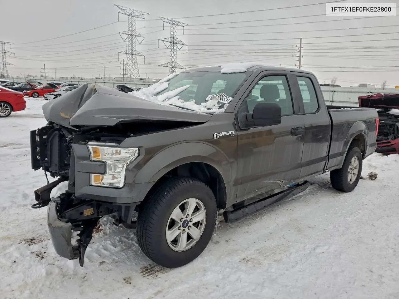 1FTFX1EF0FKE23800 2015 Ford F150 Super Cab