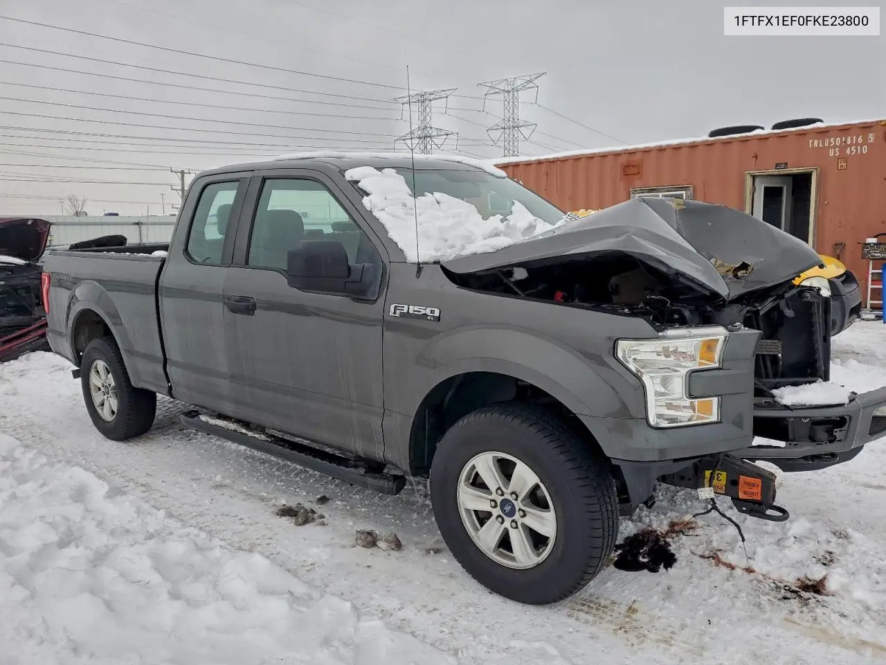 1FTFX1EF0FKE23800 2015 Ford F150 Super Cab