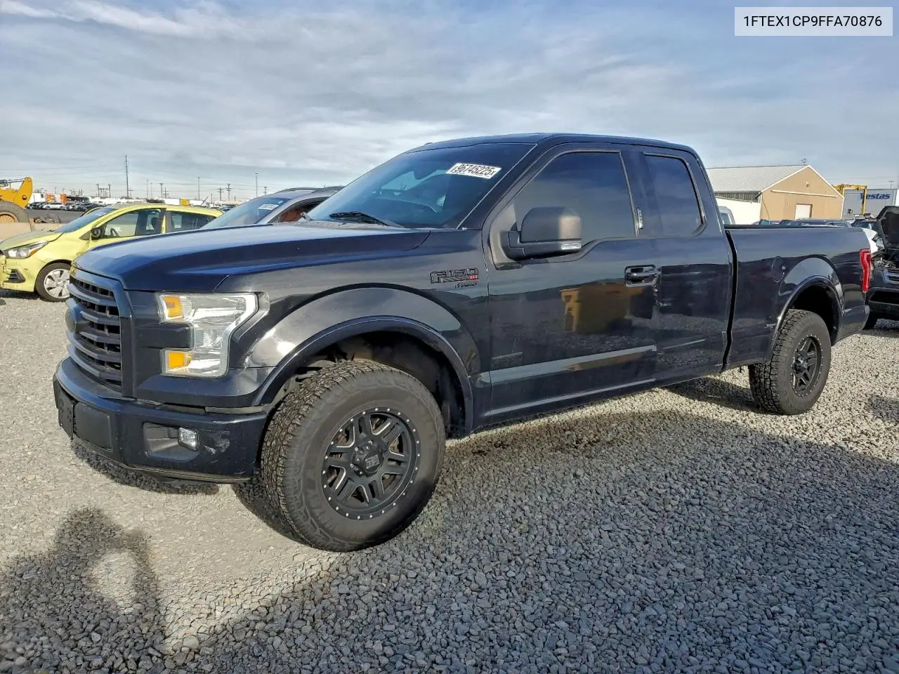 1FTEX1CP9FFA70876 2015 Ford F150 Super Cab