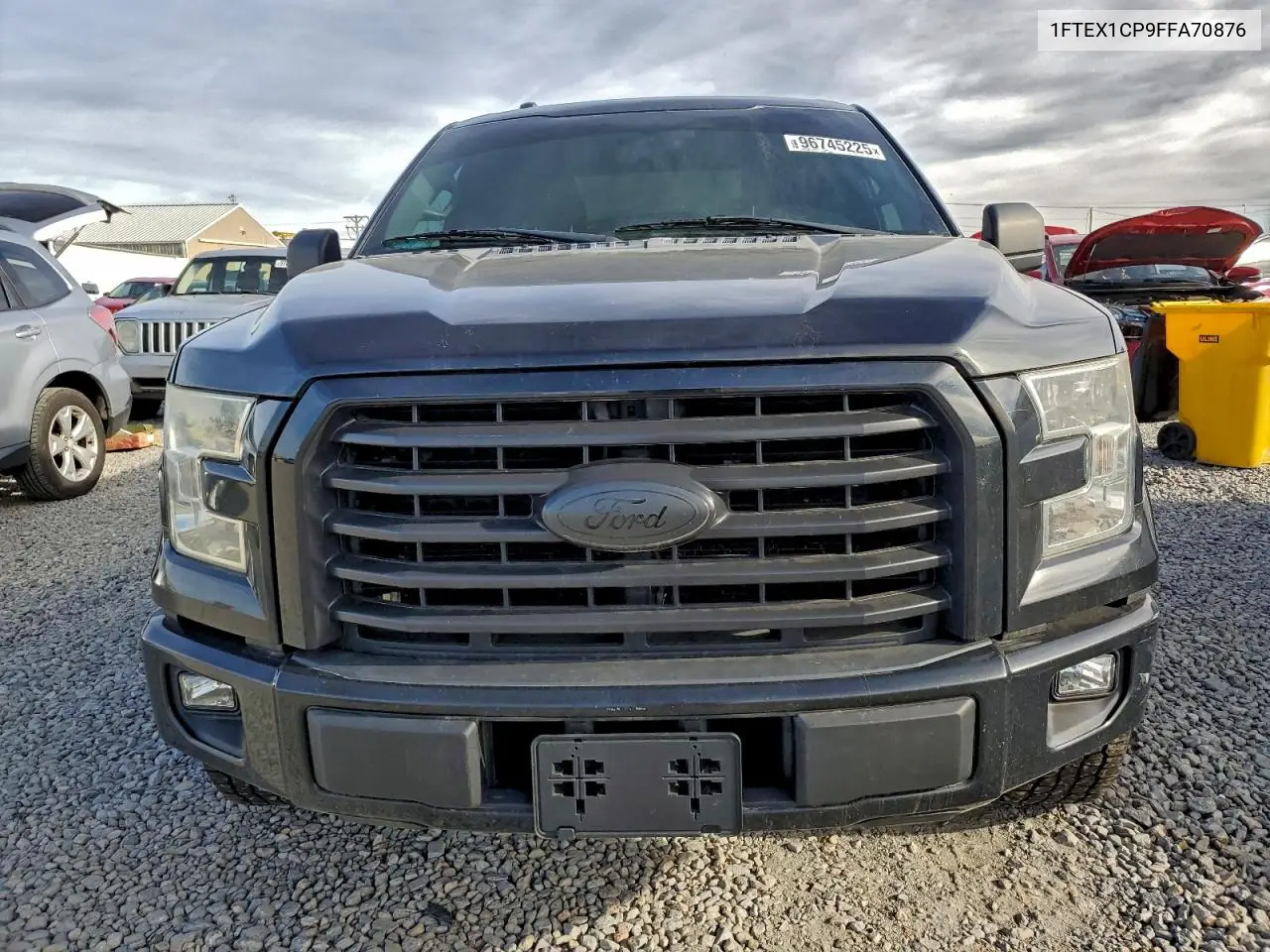 1FTEX1CP9FFA70876 2015 Ford F150 Super Cab