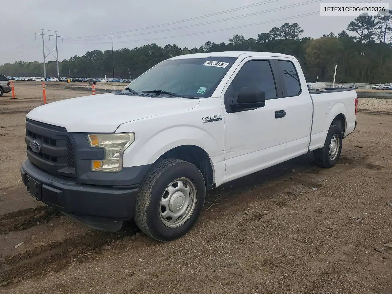1FTEX1CF0GKD60326 2016 Ford F150 Super Cab