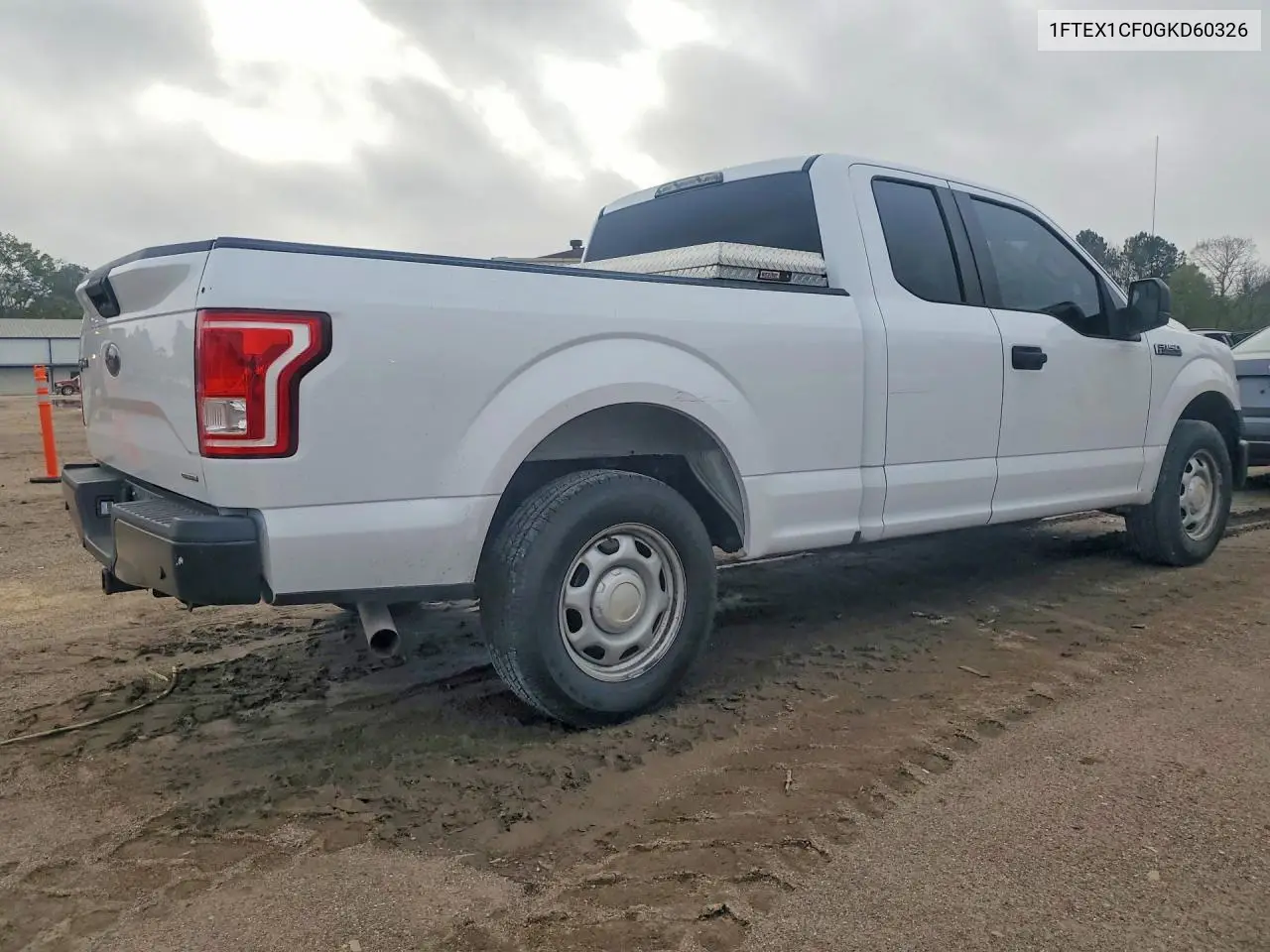 1FTEX1CF0GKD60326 2016 Ford F150 Super Cab