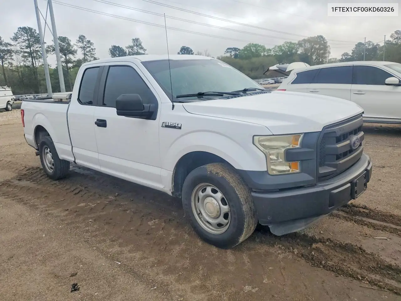 1FTEX1CF0GKD60326 2016 Ford F150 Super Cab