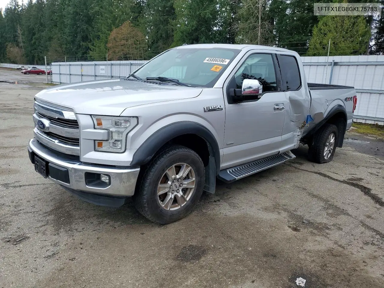 1FTFX1EG8GKE75783 2016 Ford F150 Super Cab